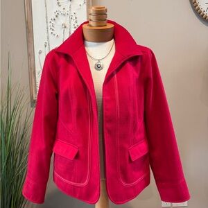 Chico's Vibrant Red Blazer
